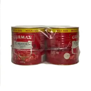 Томати очищені в томатному соку ТМ Гурман (пак 2,6кг)/4