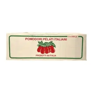 Томати консервовані цілі очищені ТМ Del Guesto (пак 2,55 кг)/6