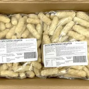 Сирні палички МОЦАРЕЛЛА TM Frostkrone (пак 1кг)/6