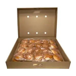 Булочка для гамбургера з кунжутом Кругла ТМ Bimbo (шт 74гр)/40