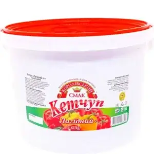 Кетчуп Лагідний + ТМ Королівський Смак (пак 4,9кг)/1