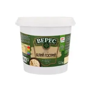 Хрін білий гострий ТМ Верес (пак 1кг)/1