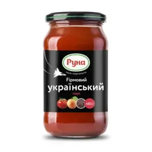Соус Український Фірмовий ТМ Руна 485гр