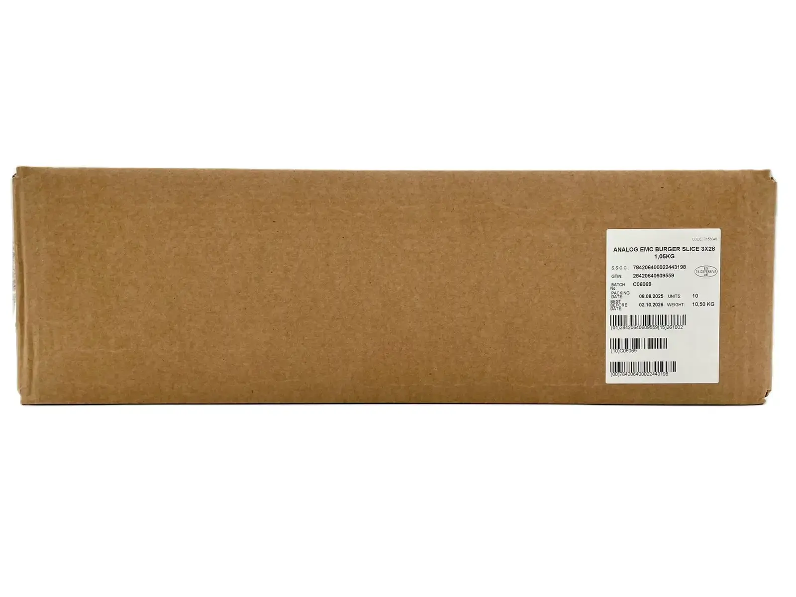 Сир слайсами для бургерів Чеддер 12 % "GOLDSLICES" (84 шт) (пак 1,05кг)/10