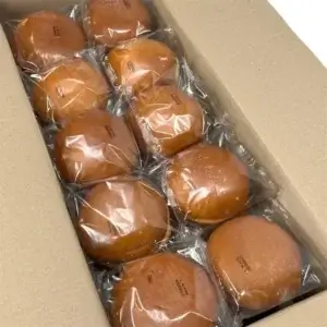 Булочка для гамбургера бріош з розрізом ТМ Рома (шт 80гр)/30