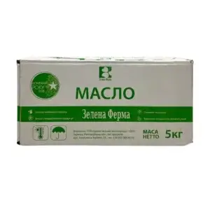 Масло Селянське 73% ТМ Зелена Ферма (пак 5кг)/1