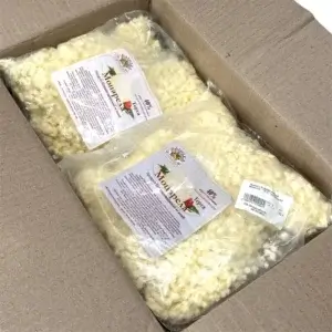 Моцарела терта продукт сирний 40 % ТМ Поліська сироварня (пак 1 кг)/6