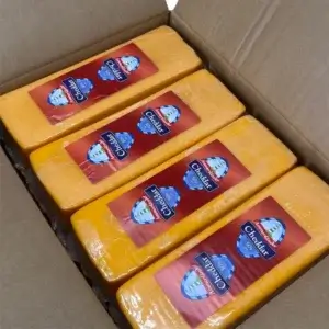 Сир твердий Чеддер червоний 50% ТМ Амерландер (пак~1кг)/4