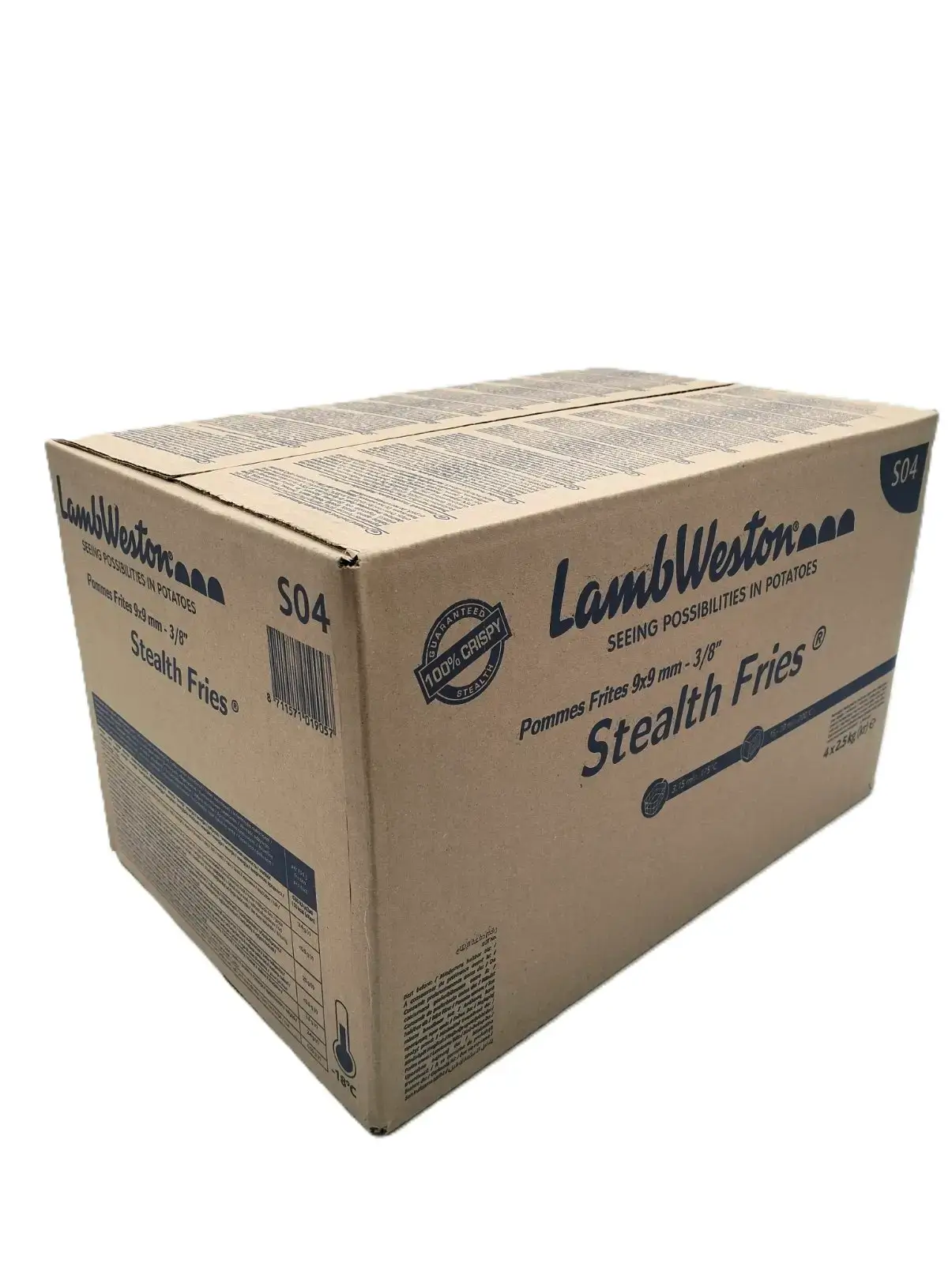 Картопля фрі Стелс 9 мм (SO4) TM LW (пак 2,5 кг)/4