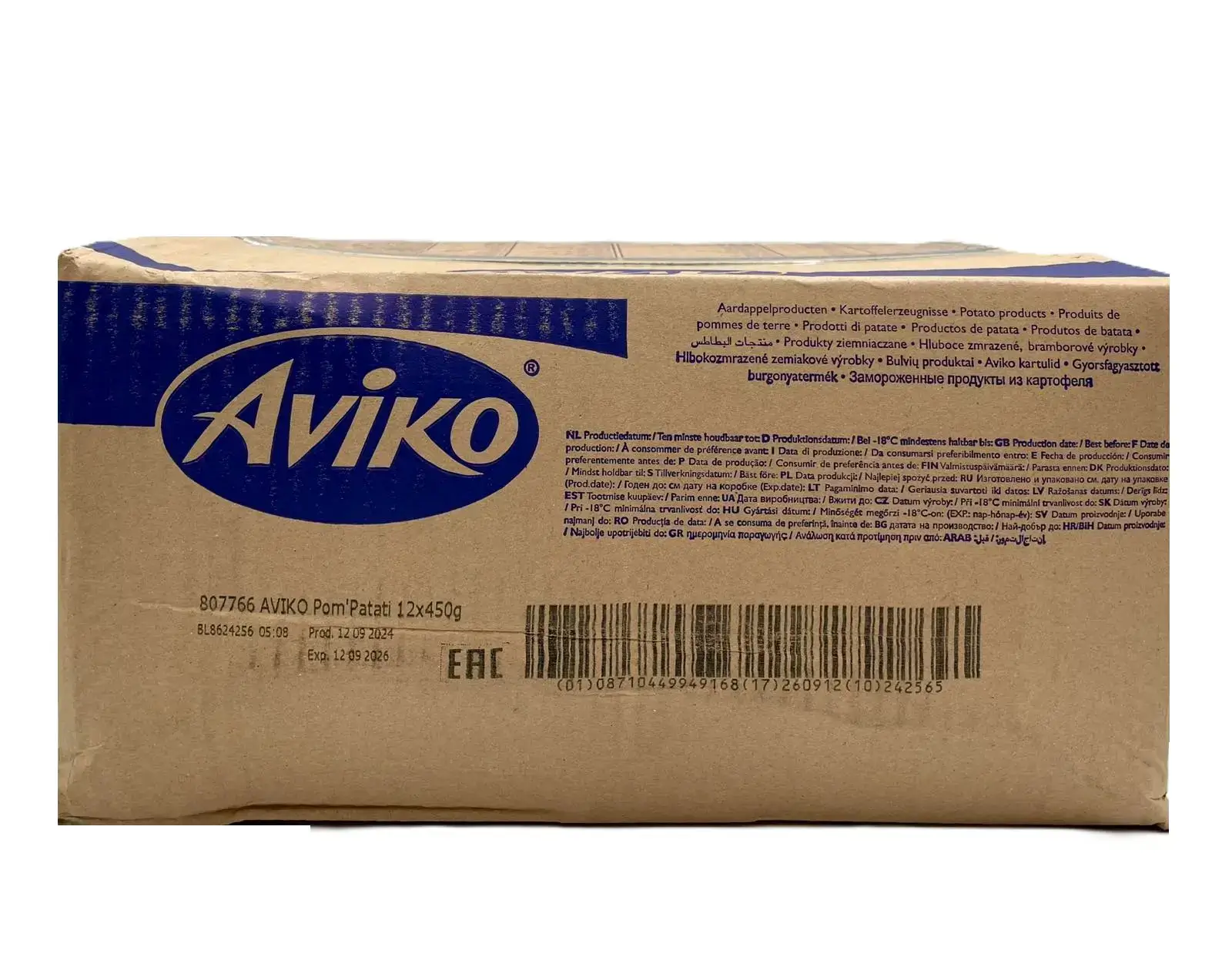 Картопляні посмішки Aviko TM Aviko (пак 450гр)/12