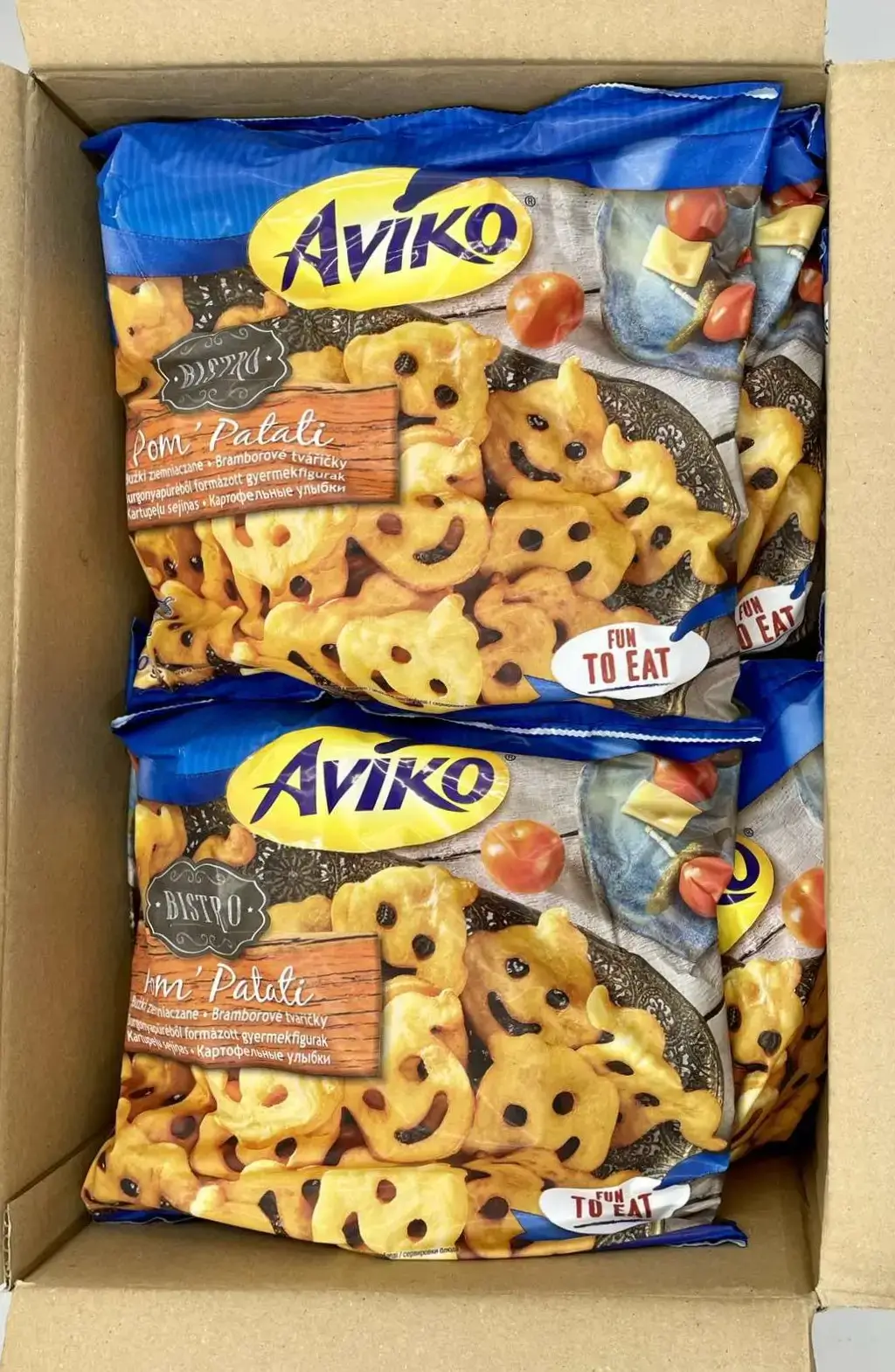 Картопляні посмішки Aviko TM Aviko (пак 450гр)/12