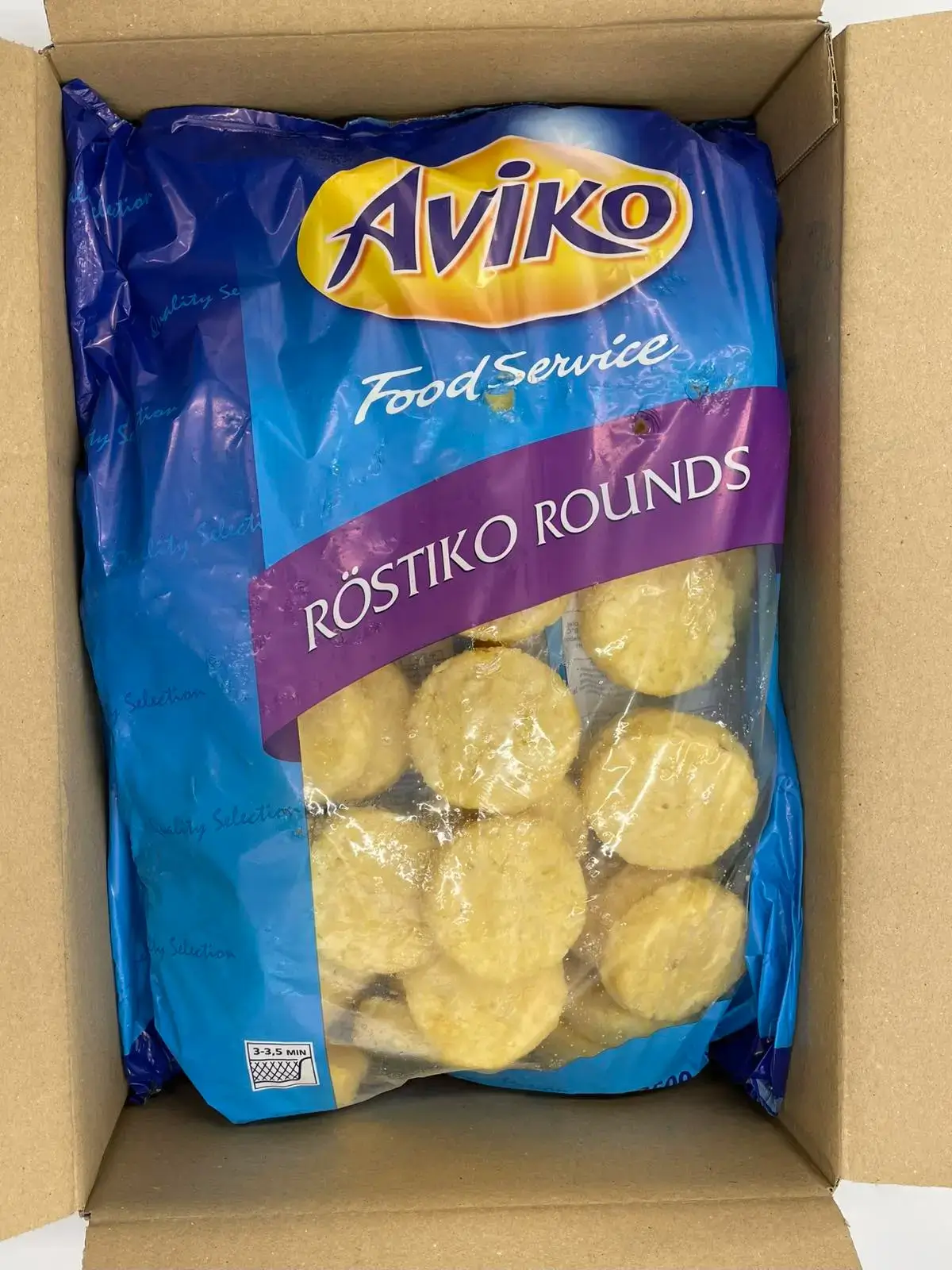 Картопляні ХешБраунз Круглі 42g TM Aviko (пак 2,5кг)/4