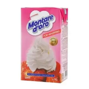 Кондитерські вершки 26 % Montare D'oro (пак 1л)/12