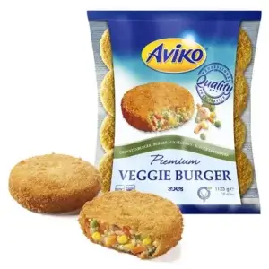 Вегетаріанські бургери 6х10шт. TM Aviko (пак 1,125кг)/6