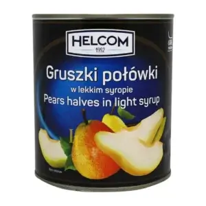 Груші половинки у сиропі ТМ HELCOM (850мл)/12