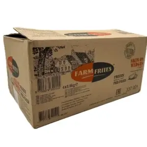 Картопляні скибки зі скоринкою TM Farm Frites (пак 2,5кг)/4