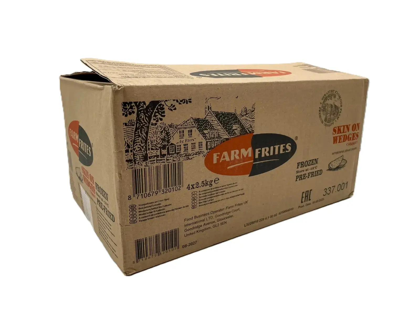 Картопляні скибки зі скоринкою TM Farm Frites (пак 2,5кг)/4