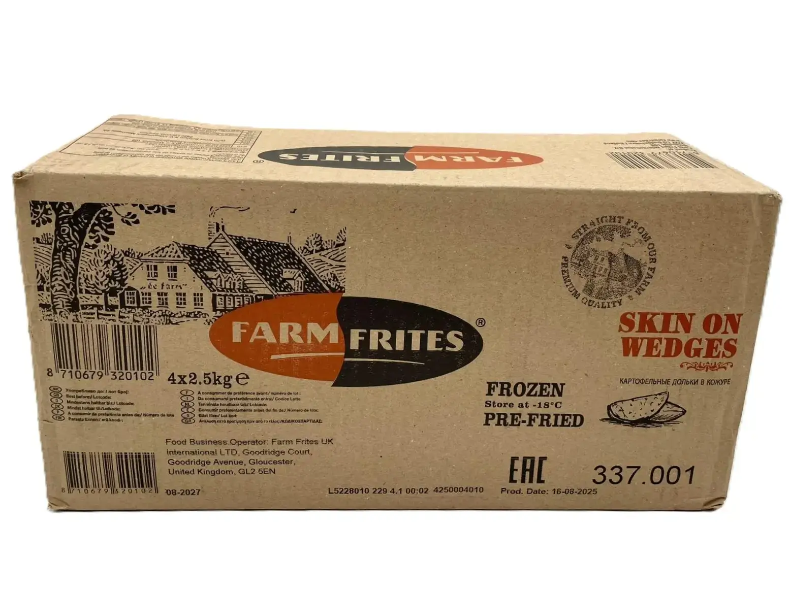 Картопляні скибки зі скоринкою TM Farm Frites (пак 2,5кг)/4