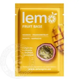 Фруктова основа LEMO порційна Манго-Маракуя (пак 45г/15шт)/8
