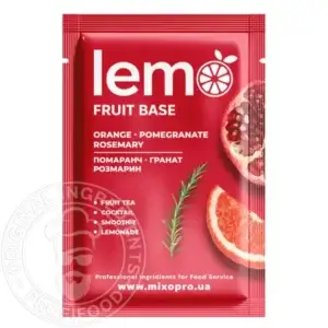 Фруктова основа LEMO порційна Помаранч-Гранат-Розмарин (пак 45г/15шт)/8