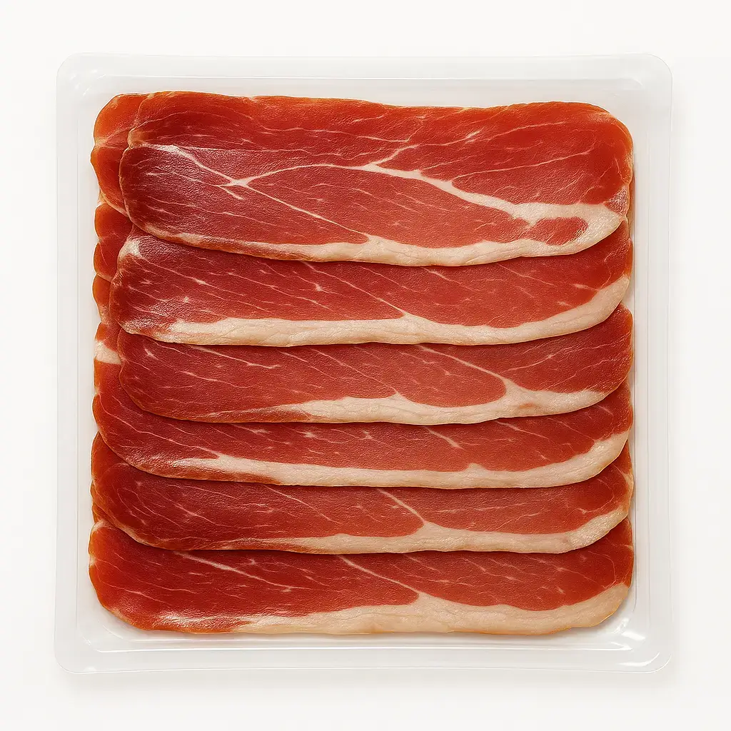 Хамон Serrano el Maestro Curado Locheando, нарізка (пак 250 г)/12