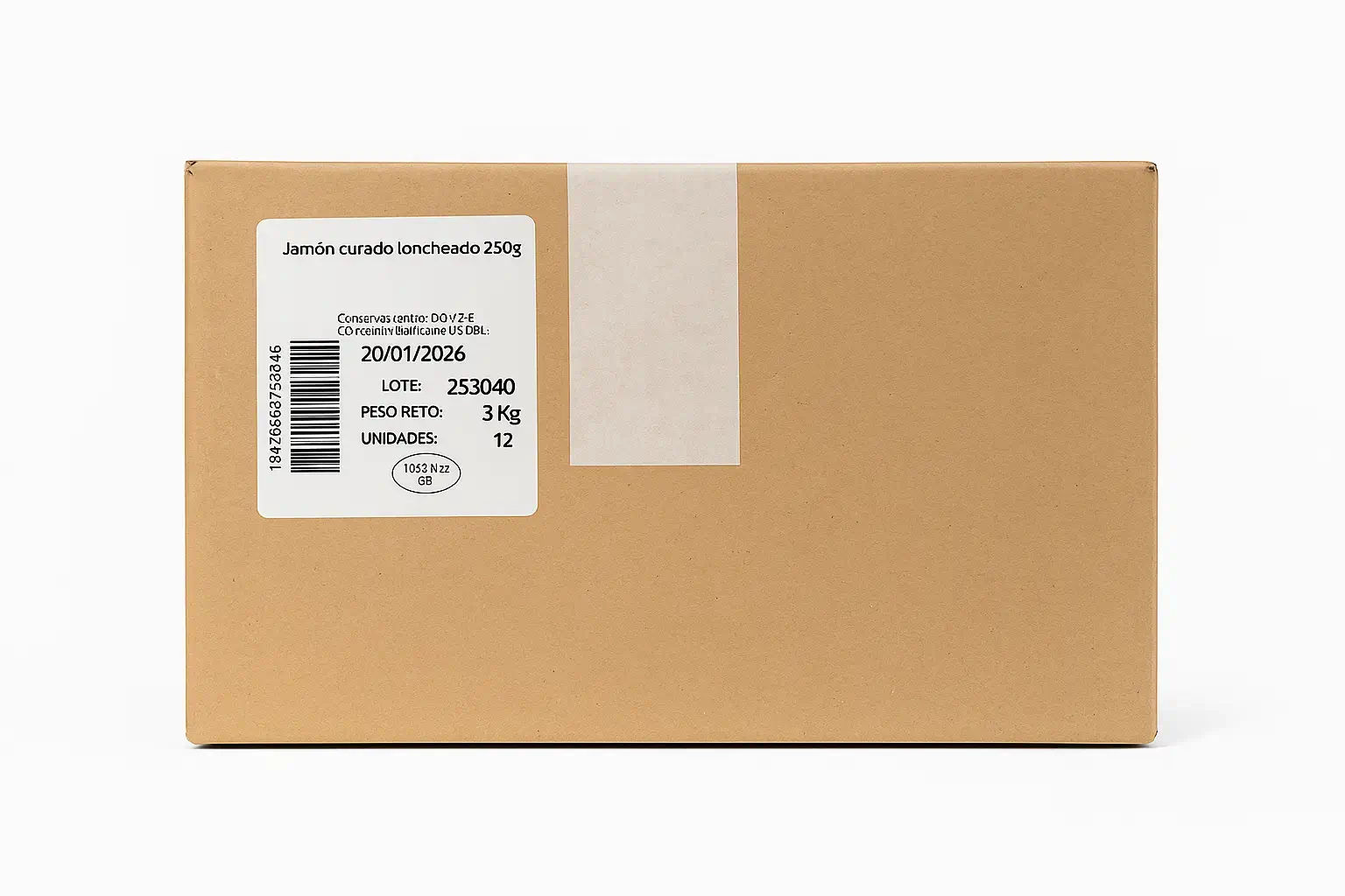 Хамон Serrano el Maestro Curado Locheando, нарізка (пак 250 г)/12