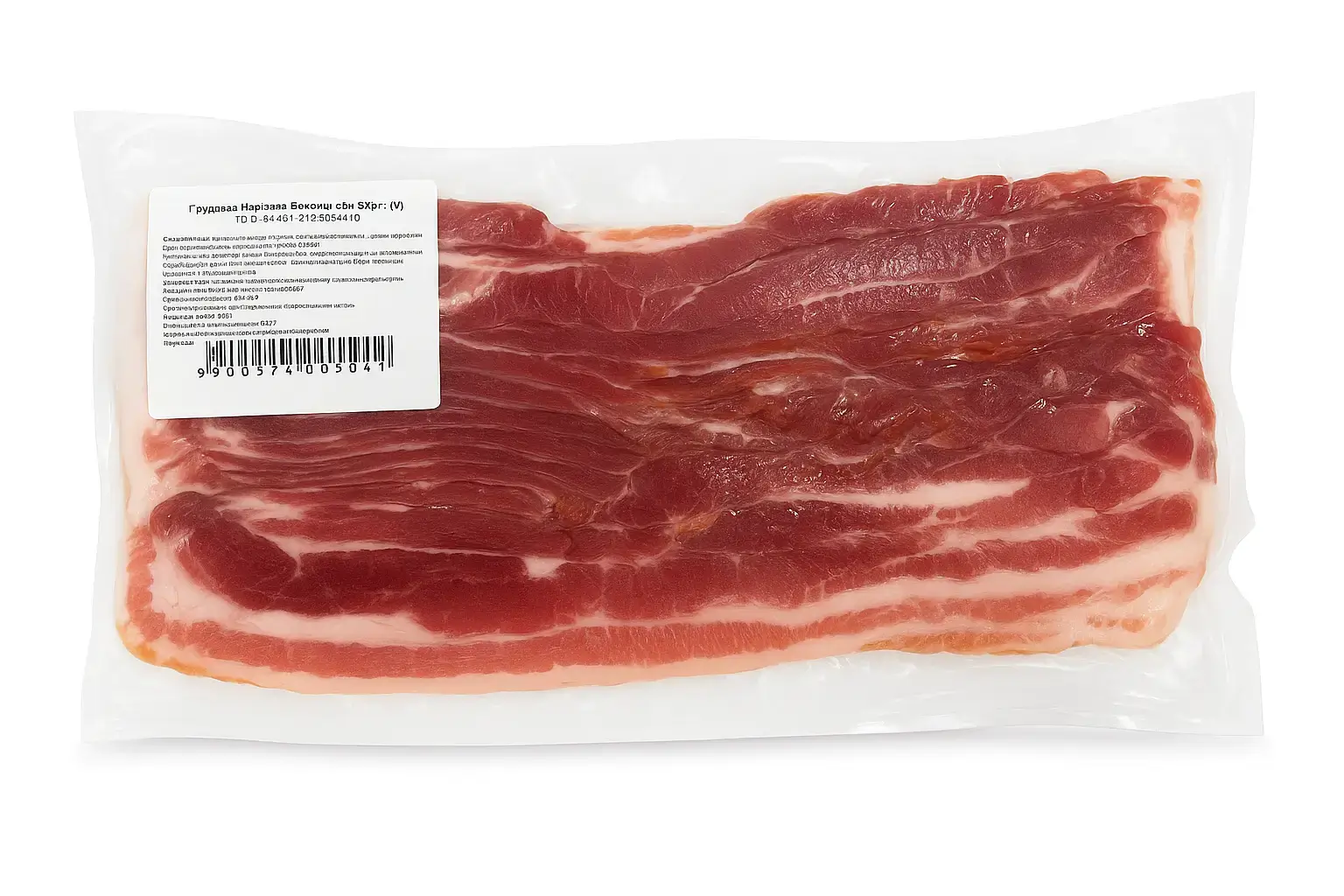 Грудинка Карпачо Бекон (пак 0,5 кг)/18
