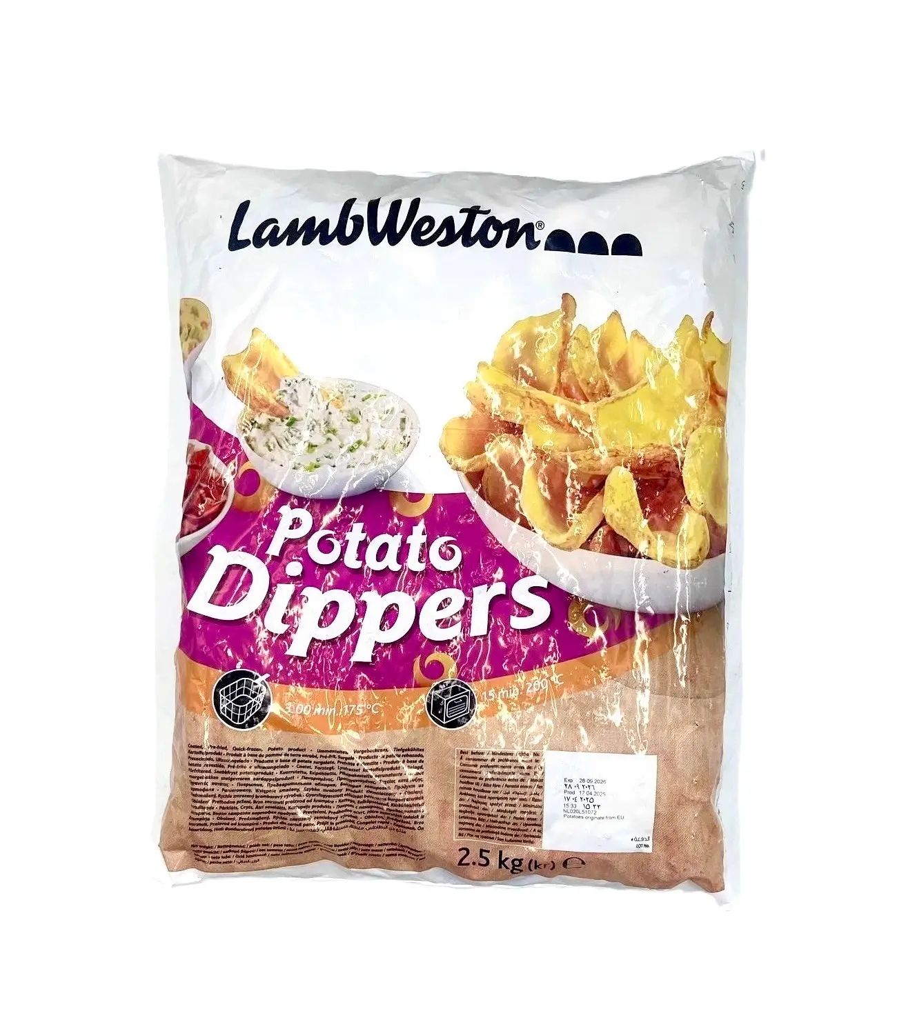 Картопляні човники зі скоринкою (LWS64) ТМ LW (пак 2,5кг)/4