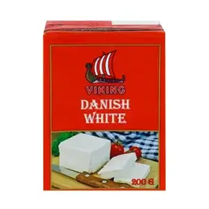 Фета сирний продукт Danish White ТМ VIKING 55 % (пак 200г)/54