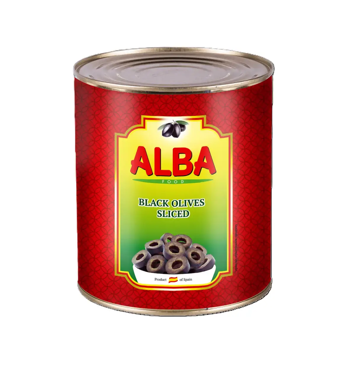 Маслини різані ТМ ALBA FOOD 3100 мл (пак 3,05кг)/6