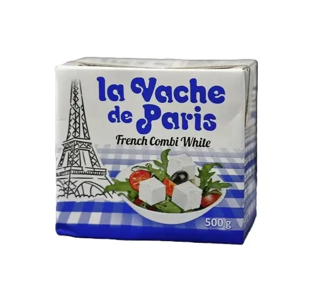 Сир Фета Паризька Буренка ТМ FLASCHART 55 % (пак 500г)/12