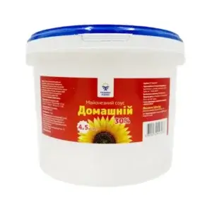 Майонезний соус "Домашній" 30% ТМ Frianna Foods (пак 4,5 кг)/1