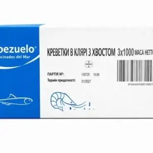 Креветка в клярі з хвостиком ТМ Cabezuelo (пак 1кг)/3